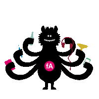 fischerAppelt-AG halloween work marketing spooky Sticker