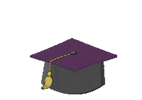 graduate college and career ready Sticker by Booker High School