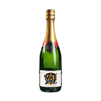 mkesportsandsocial champagne milwaukee mke mke social Sticker