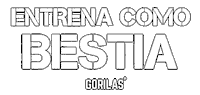 GORILAScentrodeentrenamiento gym funcional modo bestia Sticker