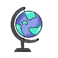 Мир География Sticker