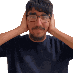 Mocking Hear No Evil Sticker