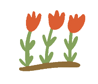 Flower Habi Sticker