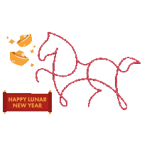 Chinese New Year Horse Sticker by CHARLES & KEITH