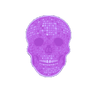 Halloween Skull Sticker