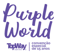 purple world conveno 15 anos Sticker by TopWay English School