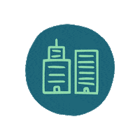 Green Building Illustration Sticker by U.S. Green Building Council