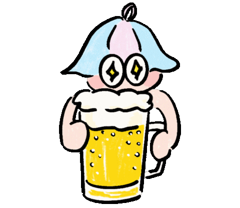 Drunk Beer Sticker