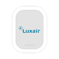 Airplane Flying Sticker by Luxair