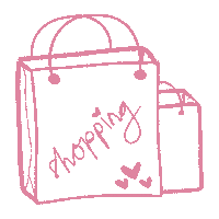 Postenkadootje shopping bag paperbag shoppingbag Sticker