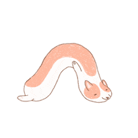 Tired Dog Sticker