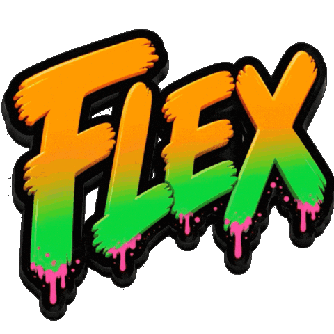 Flex Flexing Sticker