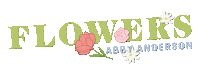 Rose Flowers Sticker by Abby Anderson