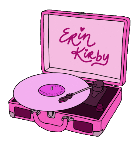 Pink Erin Kirby Sticker by BITCH Mgmt