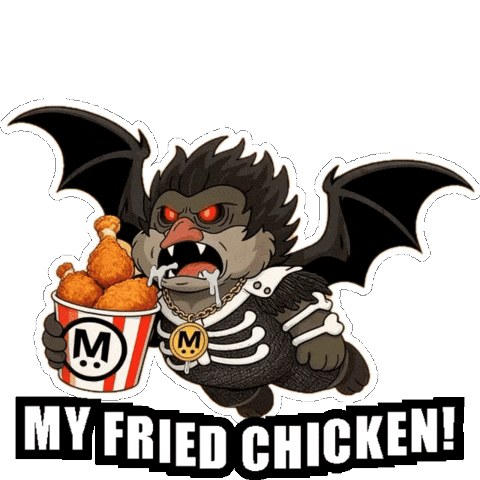 Hungry Fast Food Sticker