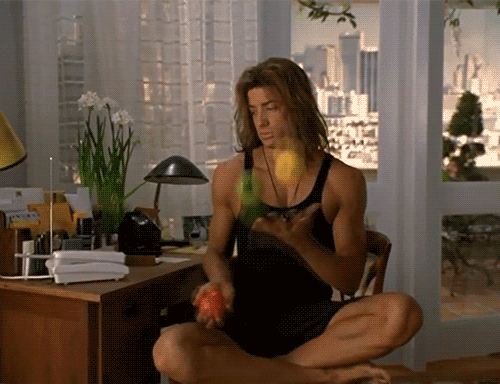 george of the jungle juggling GIF