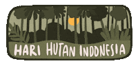 Hutanituindonesia forest jungle flora fauna Sticker