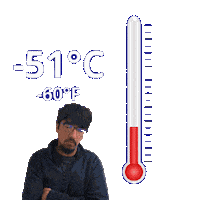 Negative Fifty One Degrees Sticker