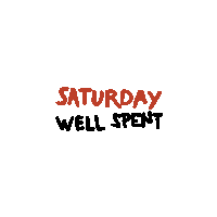 Weekend Saturdaywellspent Sticker by Indoestri Makerspace