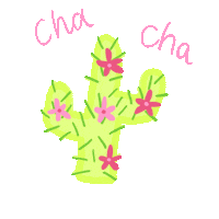 YayKayDesign dance dancing flower plant Sticker