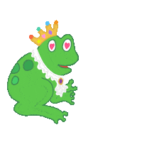 Frog Prince Fashion Sticker