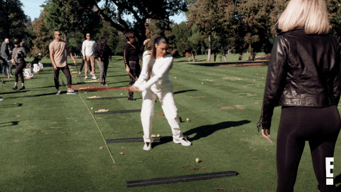 Golfing Kim Kardashian GIF by E!