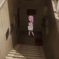 Girl Running GIF