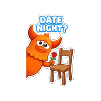 Date Night Love Sticker by Momo & Tulus