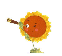 Girassol Sticker by Editora Edebê