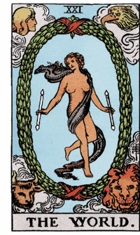 The World Major Arcana GIF by Luna y el Tarot