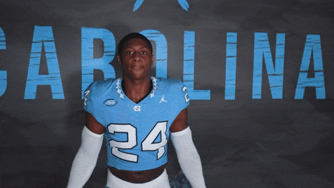 Lets Go Football GIF by UNC Tar Heels