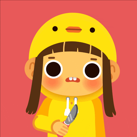 eliismon girl pink kawaii angry GIF