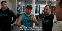 You Just Carry On WIth Your Training