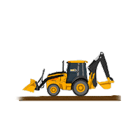 tmrmaquinaria cat case construccion john deere Sticker