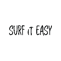 Take It Easy Surfing Sticker by Surf it Easy