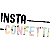 Instaconfetti Sticker