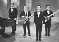 frankievallifourseasons guitar band bow sherry GIF