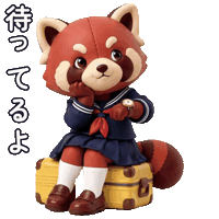 Japanese Sticker by LazyingArt · Aya & Lala