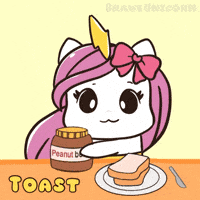Breakfast Time GIF by Brave Unicorn