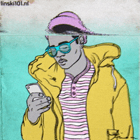 linski101 love mobile illustration vintage GIF