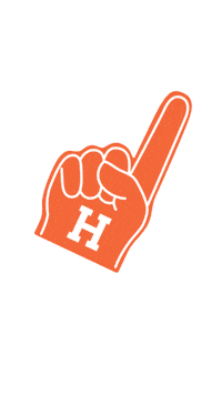 h baseball Sticker