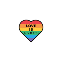 LaRocCosmetics love pride laroc laroccosmetics Sticker