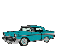 voyahavana car travel cuba chevrolet Sticker