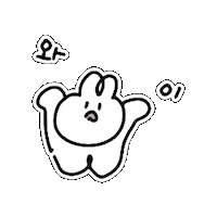 Rabbit うさぎ Sticker