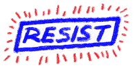KindredArts fight protest resist revolt Sticker