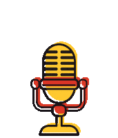 Podcast Mic Sticker by Slice