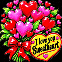I Love You Hearts GIF