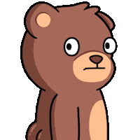 Nervous Side Eye Sticker by BEARISH