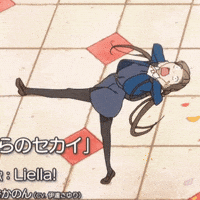 Rolling Love Live GIF