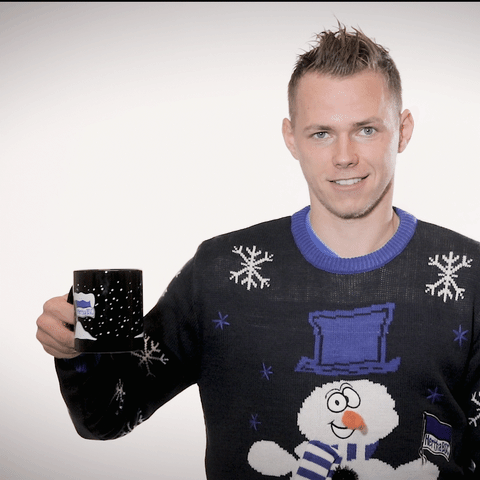 christmas beer GIF by Hertha BSC